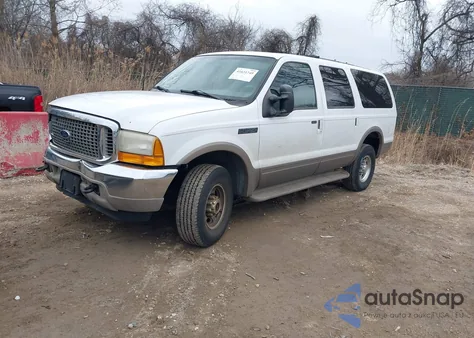 2001 Ford Excursion Limited from USA, damaged, VIN 1FMNU43S11EB99512